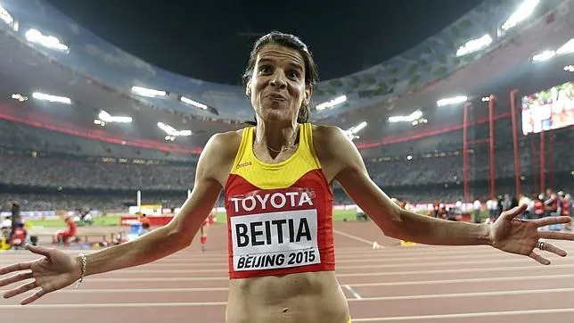 Ruth Beitia en el reciente Mundial de Pekín
