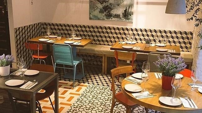 En la imagen,el interior de la taberna