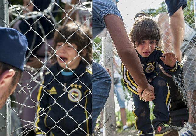 Agujeros emocionales en la valla de Hungría