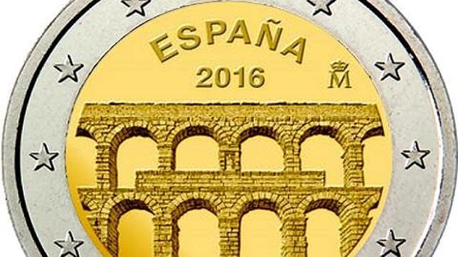 El Acueducto de Segovia, en las monedas de dos euros