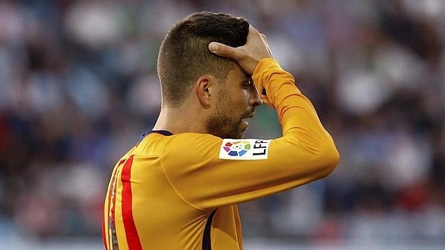 El grave error de Piqué en el Celta-Barcelona