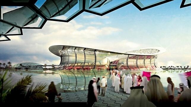 Diseño de uno de los estadios del Mundial 2022
