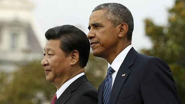 Xi Jinping y Obama durante su reunión en la Casa Blanca