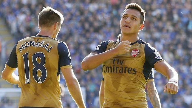 Alexis Sánchez vive un día grande