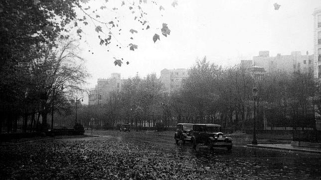 Diez imágenes históricas de Madrid en otoño