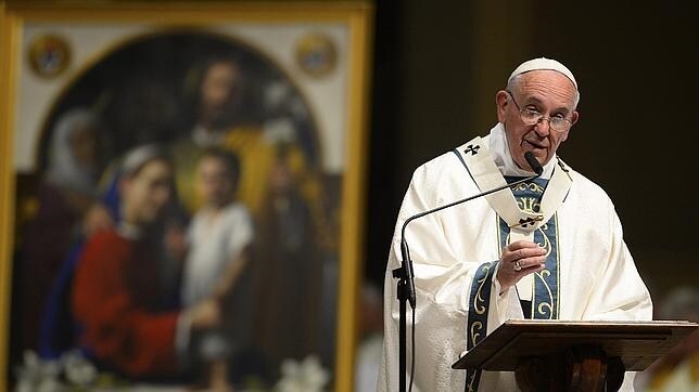 El Papa Francisco, ayer en Filadelfia