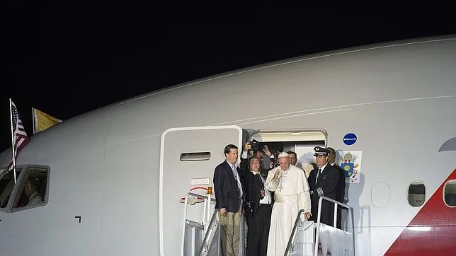 El Pontífice se despide de Estados Unidos antes de subir a su avión