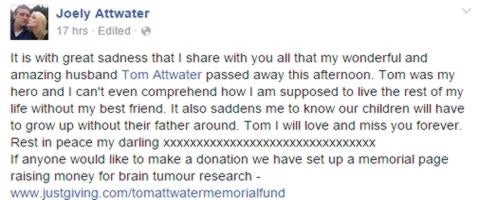 Un enfermo terminal muere tras recaudar medio millón de dólares para su hijastra con cáncer