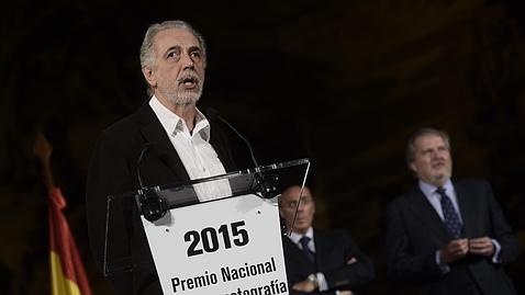 Fernando Trueba, durante la recogida del Premio Nacional de Cinematografía en San Sebastián