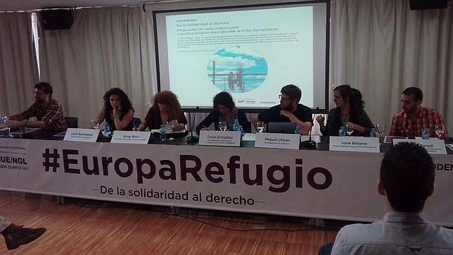 Acto de presentación de las medidas de Podemos sobre migración
