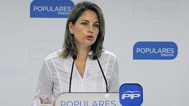 Arantza Quiroga, presidenta del PP vasco
