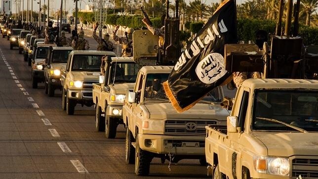 Terroristas de EI en la ciudad Libia de Sirte