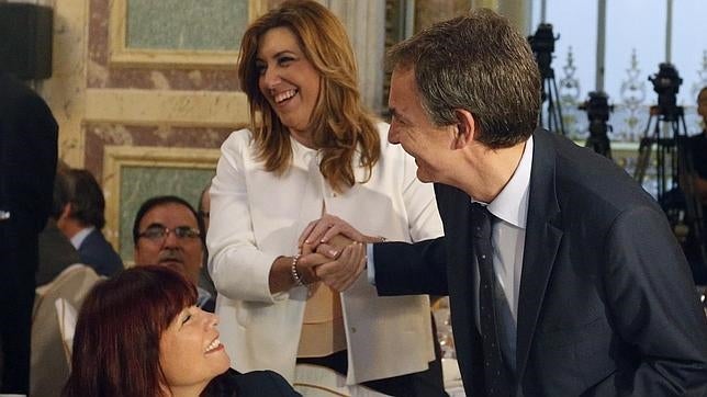 Susana Díaz y José Luis Rodríguez Zapatero