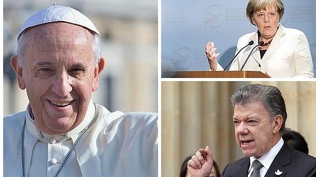 El Papa, Angela Merkel y Santos y Timochenko, favoritos al Nobel de la Paz