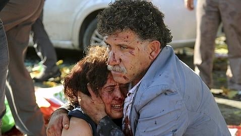 Dos heridos en el atentado