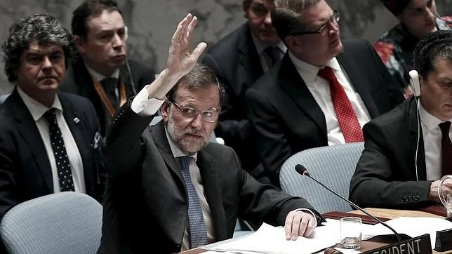 Mariano Rajoy preside la reunión de la ONU