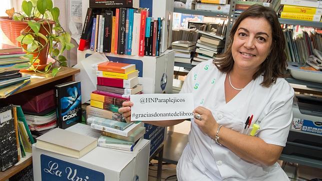 Rocío Alonso, bibliotecaria del Hospital Nacional de Parapléjicos