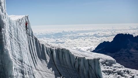 Will Gladd en plena escalada. Foto: Christian Pondella