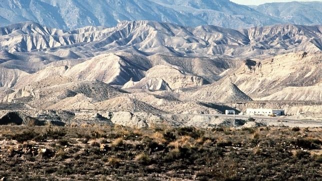 Desierto de Tabernas, en Almería