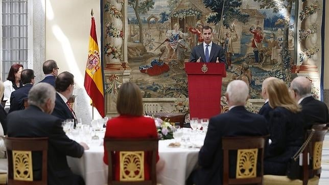 El Rey: «Los españoles somos solo copropietarios de nuestro idioma»