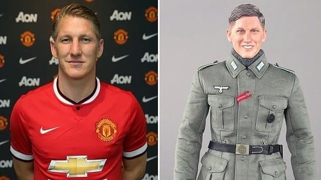 El alemán Schweinsteiger exige la retirada de un muñeco nazi que se parece a él