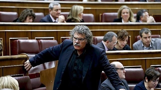 El diputado de ERC, Joan Tardà, en el Congreso