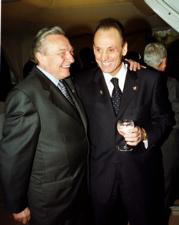 Y ellos... tan amigos
