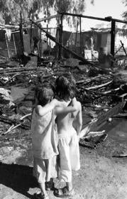 Un incendio destruye ocho chabolas en el Vacie sin causar heridos