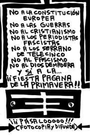 Del SMS e internet a las fotocopias del pasquín subversivo