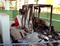 Quemado un operario de gasolinera en un intento de robo de tres menores