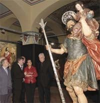 Exposición en el Alcázar sobre los bienes restaurados de la Iglesia del Salvador