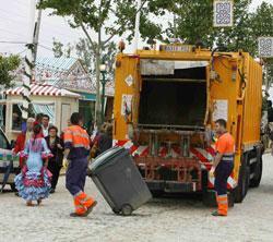 Más de mil toneladas de basura se retiran desde el inicio de la Feria