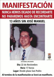 Trece años sin noticias de José Manuel