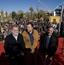 Globos, discursos y triunfalismo en la inauguración de la Alameda