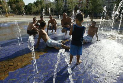 Sevilla registró en la tarde de ayer su récord de temperatura de este verano