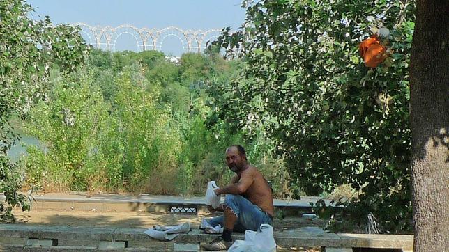 «Sin techo» bajo el calor