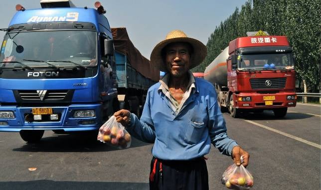 Un atasco «made in China»