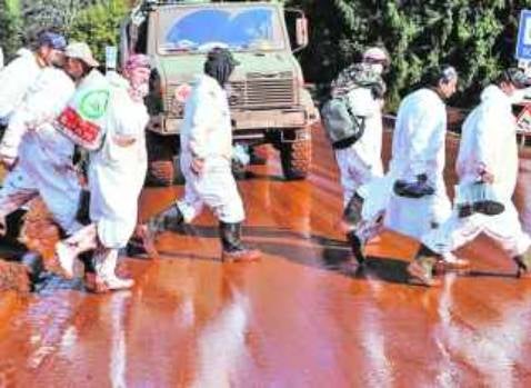 Primer detenido por el vertido en Hungría