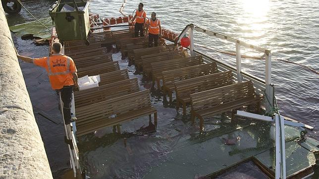 Se hunde el «Vaporcito» de El Puerto de Santa María