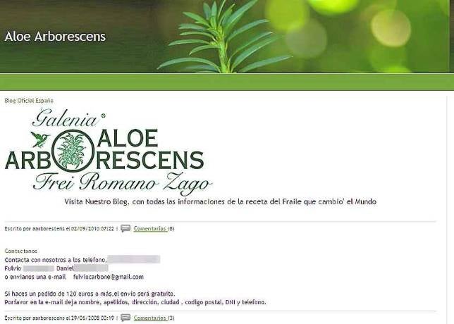 Aloe, la historia de una manipulación
