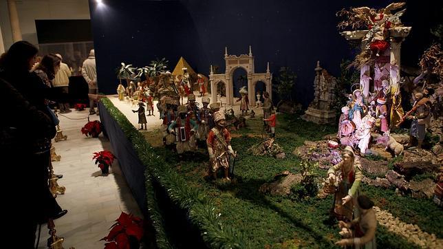 Nacimiento napolitano del siglo XVIII en la Santa Caridad