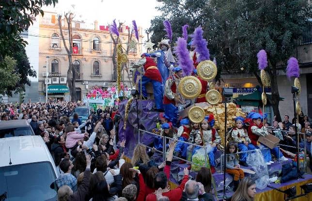 Éxito en la cabalgata de Triana en su primera salida por la tarde