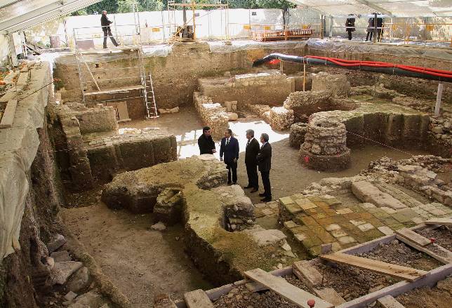 Una cripta mostrará restos de la Edad de Hierro bajo el Patio de Banderas