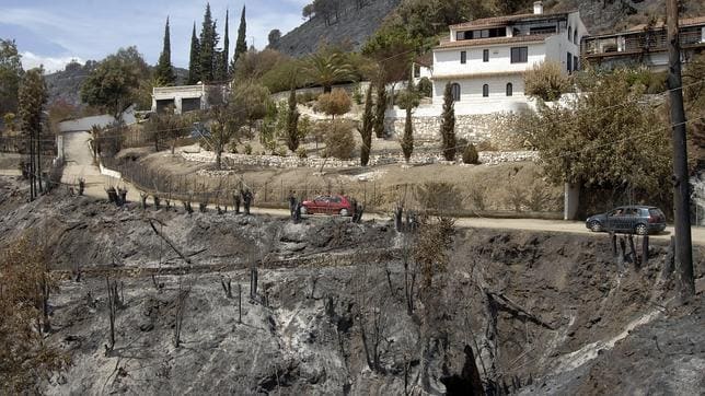 La actuación en Málaga evitó que se calcinaran 10.000 hectáreas más