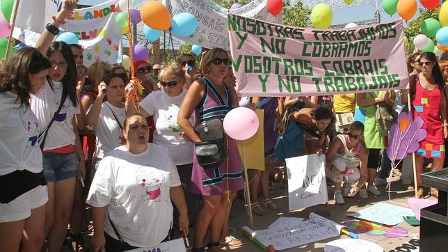 Las guarderías andaluzas protestan ante Educación por los impagos de la Junta