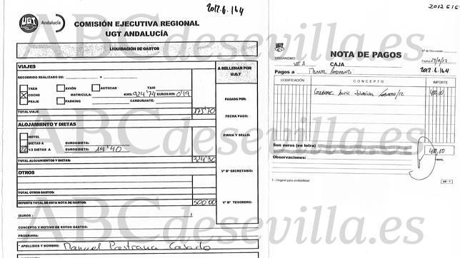 UGT-A pagó sobresueldos a su cúpula directiva disfrazados como dietas