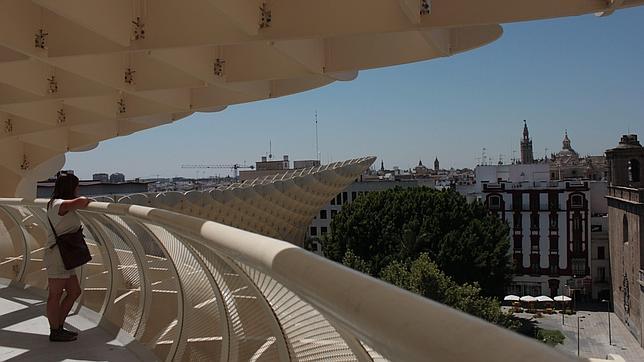 Vistas desde el mirador de la Metropol Parasol