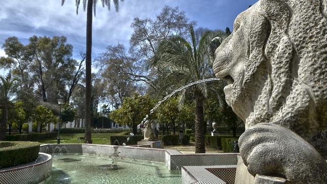 Una vista del parque de María Luisa