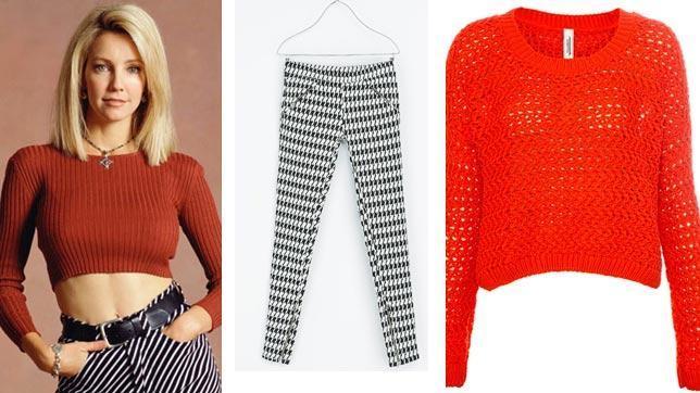 Pitillo de Zara y «crop top» de Pull&Bear