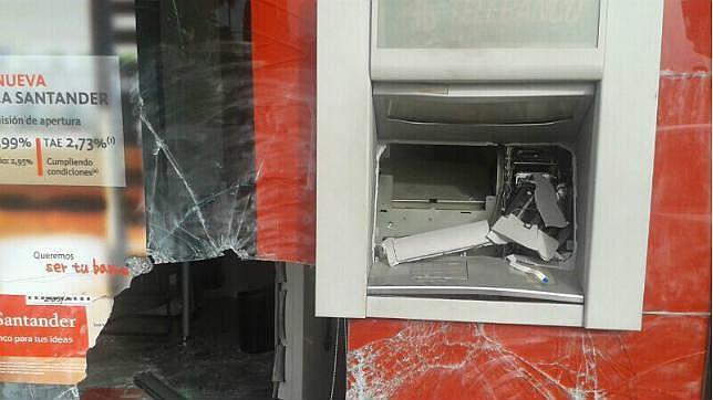 Cinco detenidos por la oleada de robos de cajeros explosionados